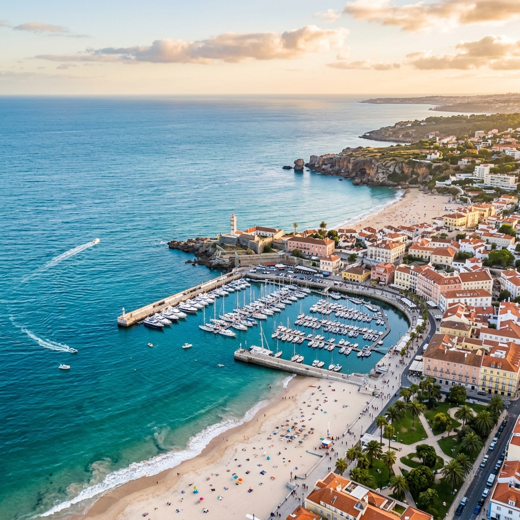 Vista de Cascais, Portugal — área de atuação da Atlantic Housekeeping